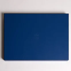Intarsio Briolette Pecan and Ocean Blue Tray