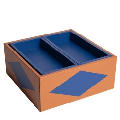 Intarsio Briolette Pecan and Ocean Blue Duo Box