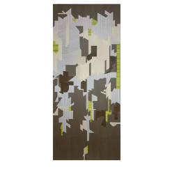 Intarsio Wood Inlaid Polychrome Decorative Panel