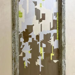 Intarsio Wood Inlaid Polychrome Decorative Panel