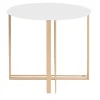 Intersection White & Champagne Bistro Table