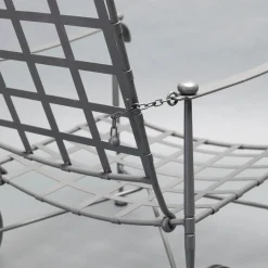 Intreccio Lounge Armchair in Stainless Steel