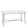 Intreccio Rectangular Dining Table in Stainless Steel