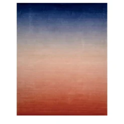 Inversus Ver.C Blue & Red Rug