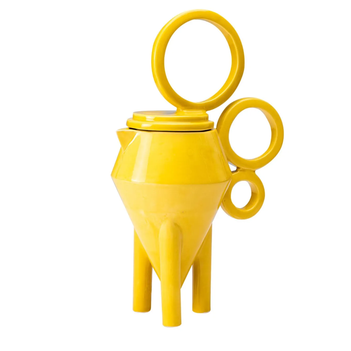 Iperbole Yellow Ceramic Carafe