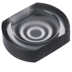 Iride Cut Ashtray Steel Gray by Federico Peri