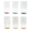 Iride Set of 6 Long Drink Glasses