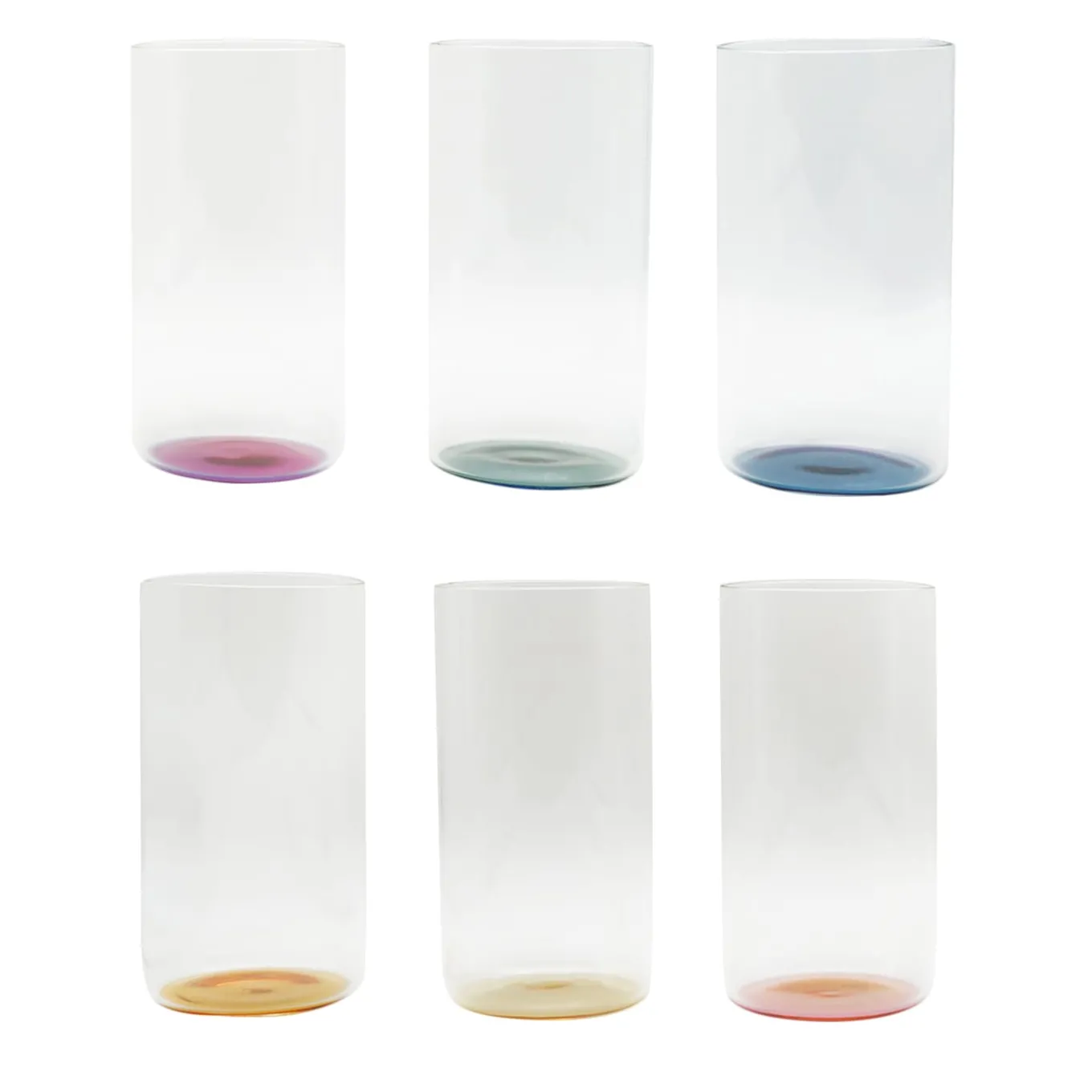 Iride Set of 6 Long Drink Glasses