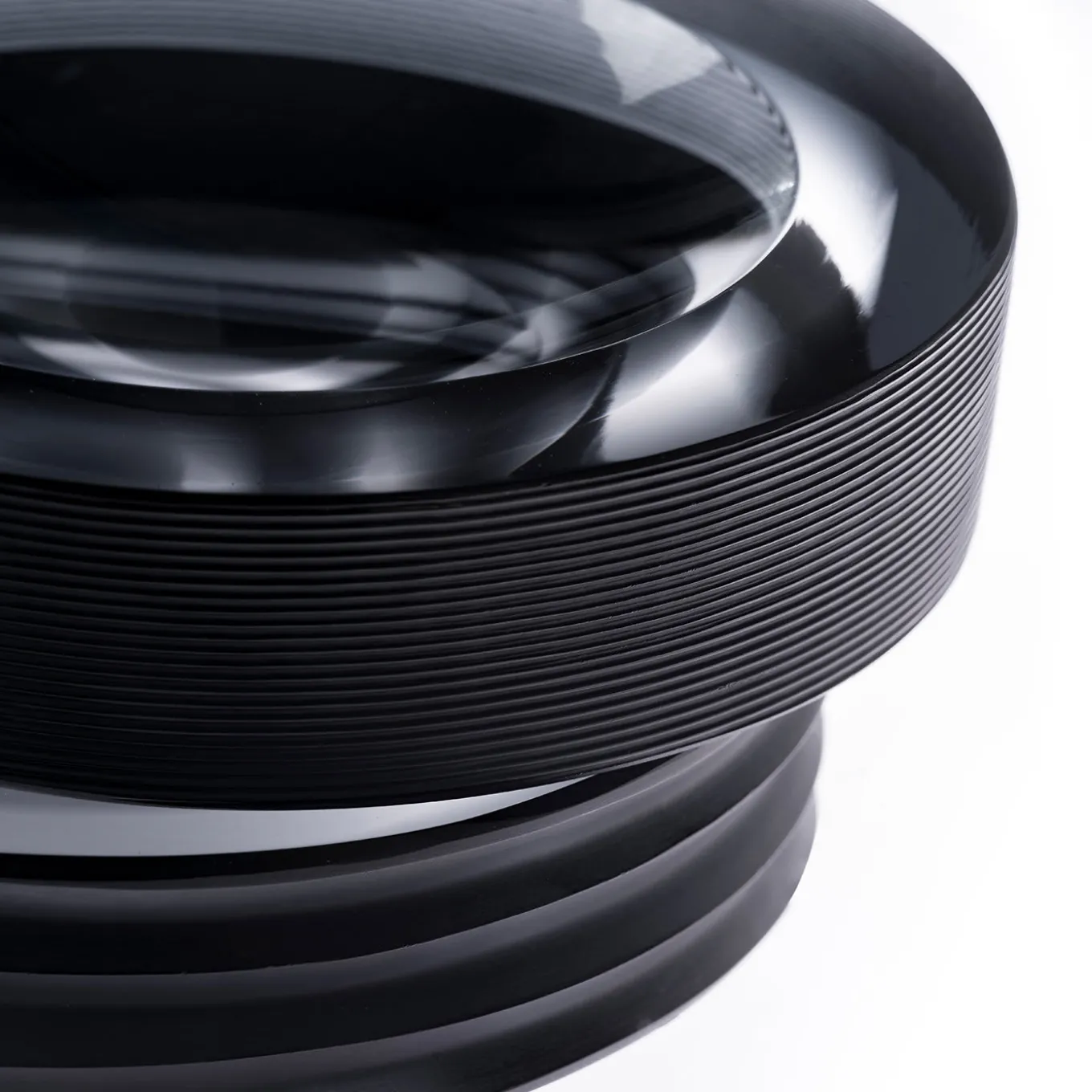 Iride Stripe Ashtray Steel Gray by Federico Peri