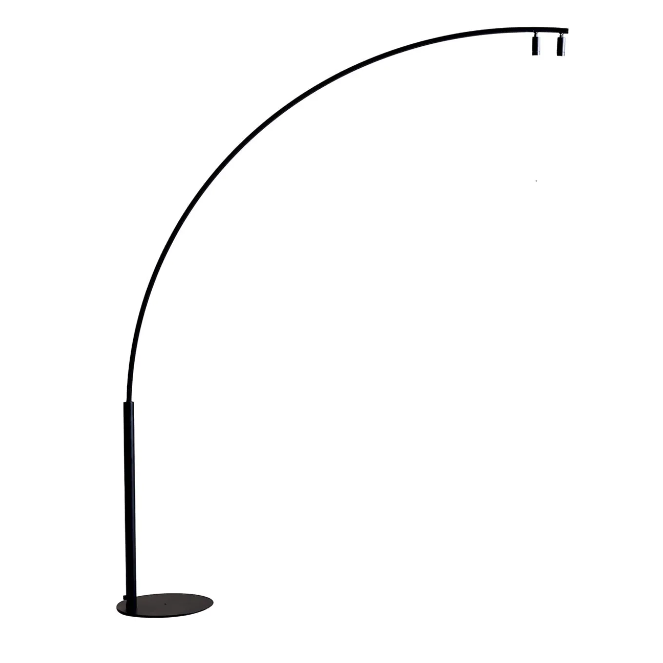 Iris Black Floor Lamp