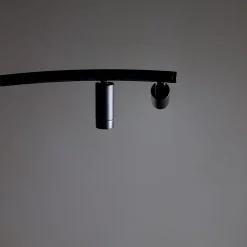 Iris Black Floor Lamp