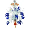 Iris Blue Small Chandelier