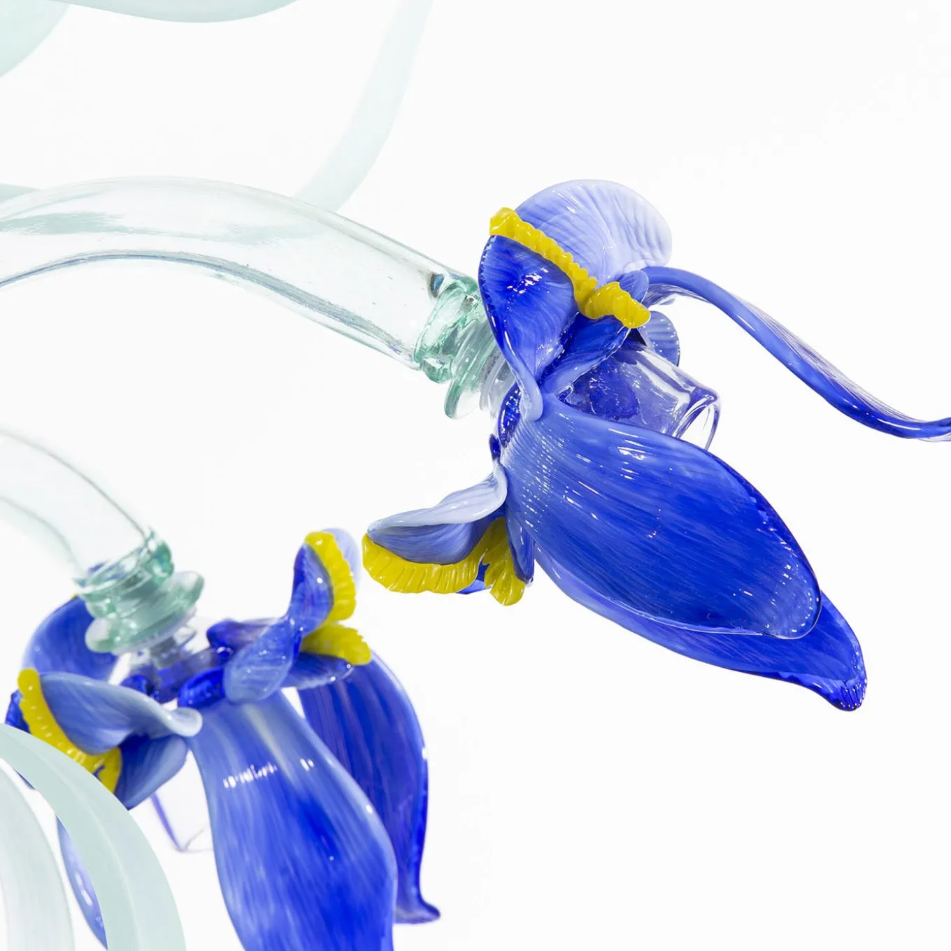 Iris Blue Small Chandelier