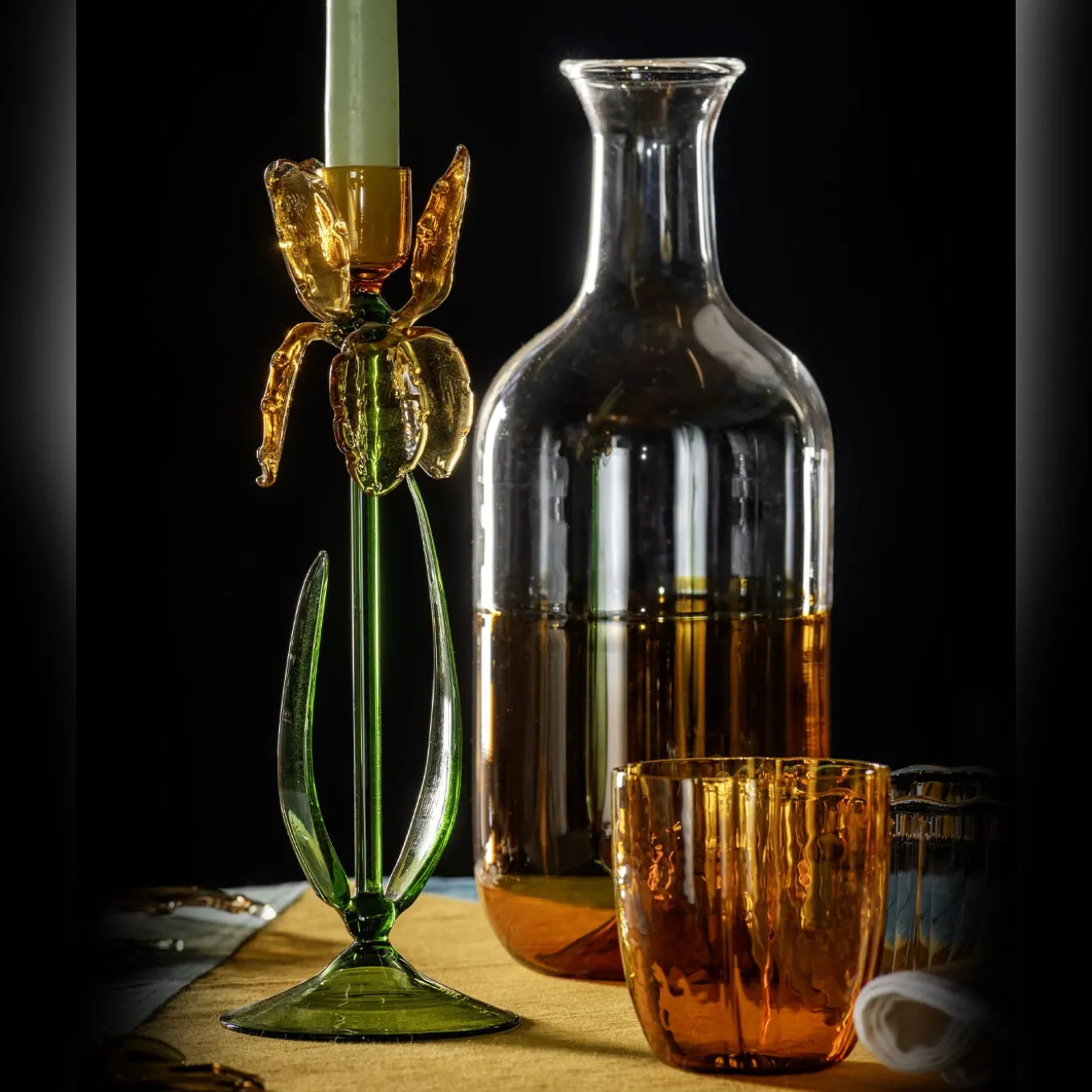 Iris C185 Candleholder