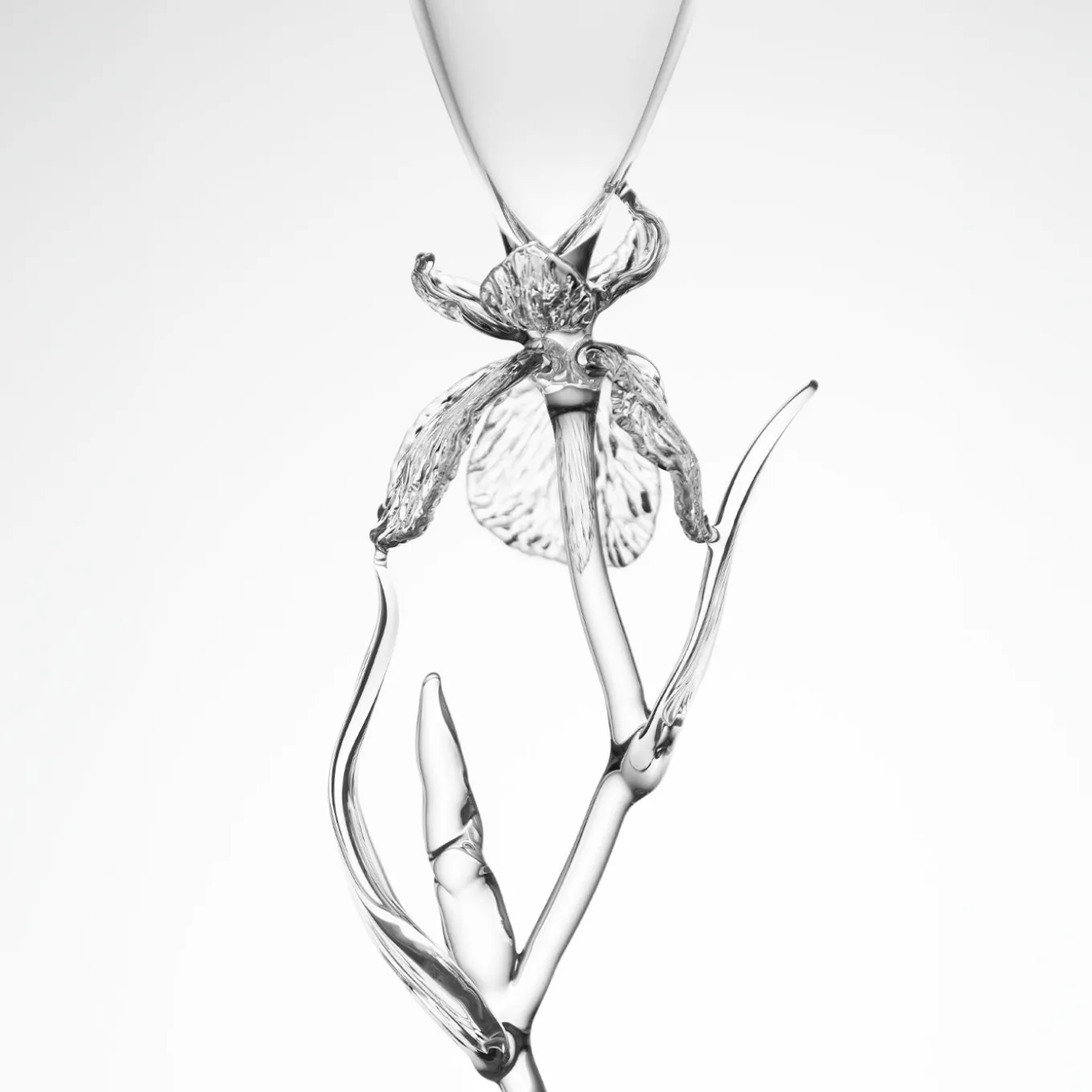 Iris Pseudacorus Glass Flute