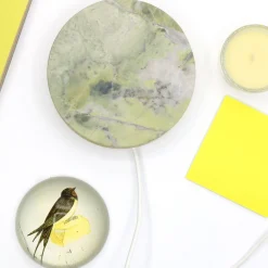 Irish Green Marble Base Small Wireless Charger