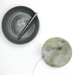 Irish Green Marble Base Small Wireless Charger
