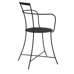 Irma Black Armchair by Mario Scairato