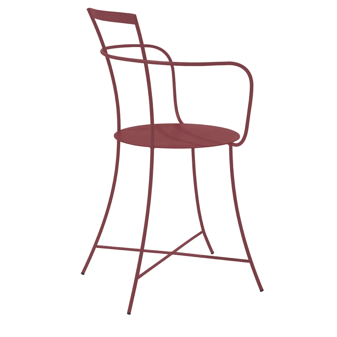 Irma Red Armchair by Mario Scairato