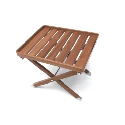 Iroko Folding Table by Simone Ciarmoli and Miguel Queda