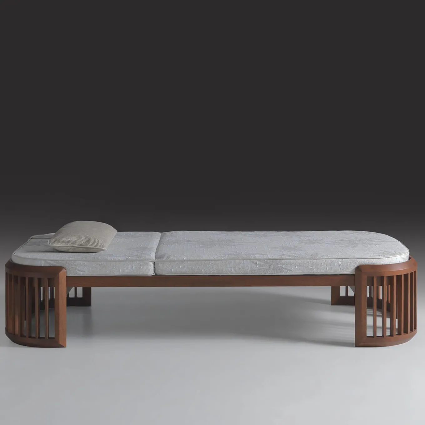 Iroko Outdoor Sun Lounger #1