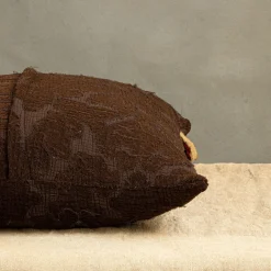 Irremeabile Floral Square Brown Cushion