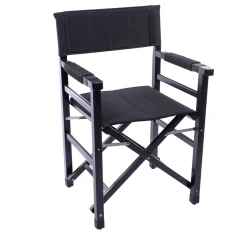 Ischia Black Wooden Director's Chair