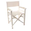 Ischia White Wooden Director's Chair
