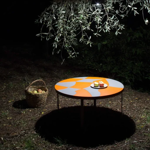 Isole Sur Round Polychrome Coffee Table by Nestor Perkal