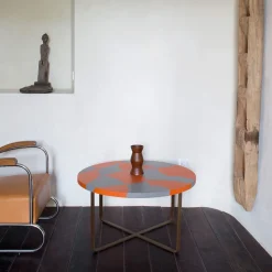 Isole Sur Round Polychrome Coffee Table by Nestor Perkal