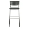 Isotta Leather Bar Stool