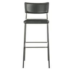 Isotta Leather Bar Stool