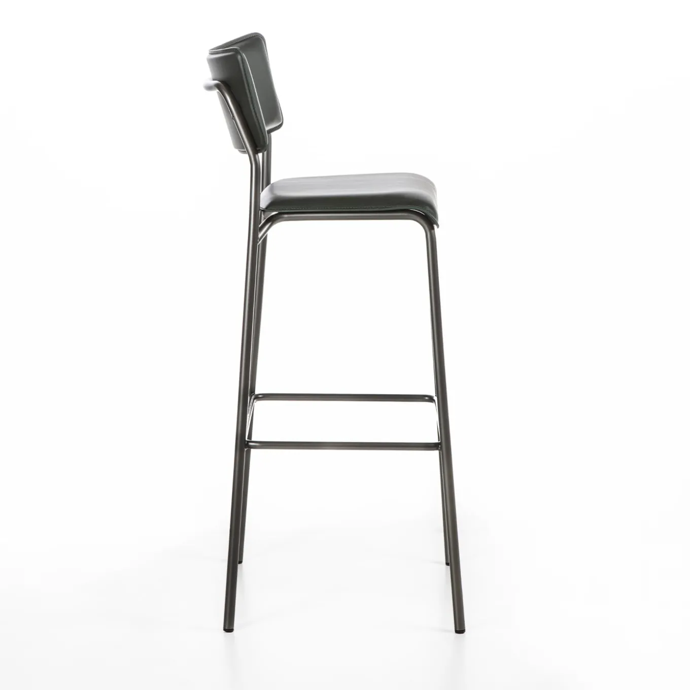 Isotta Leather Bar Stool