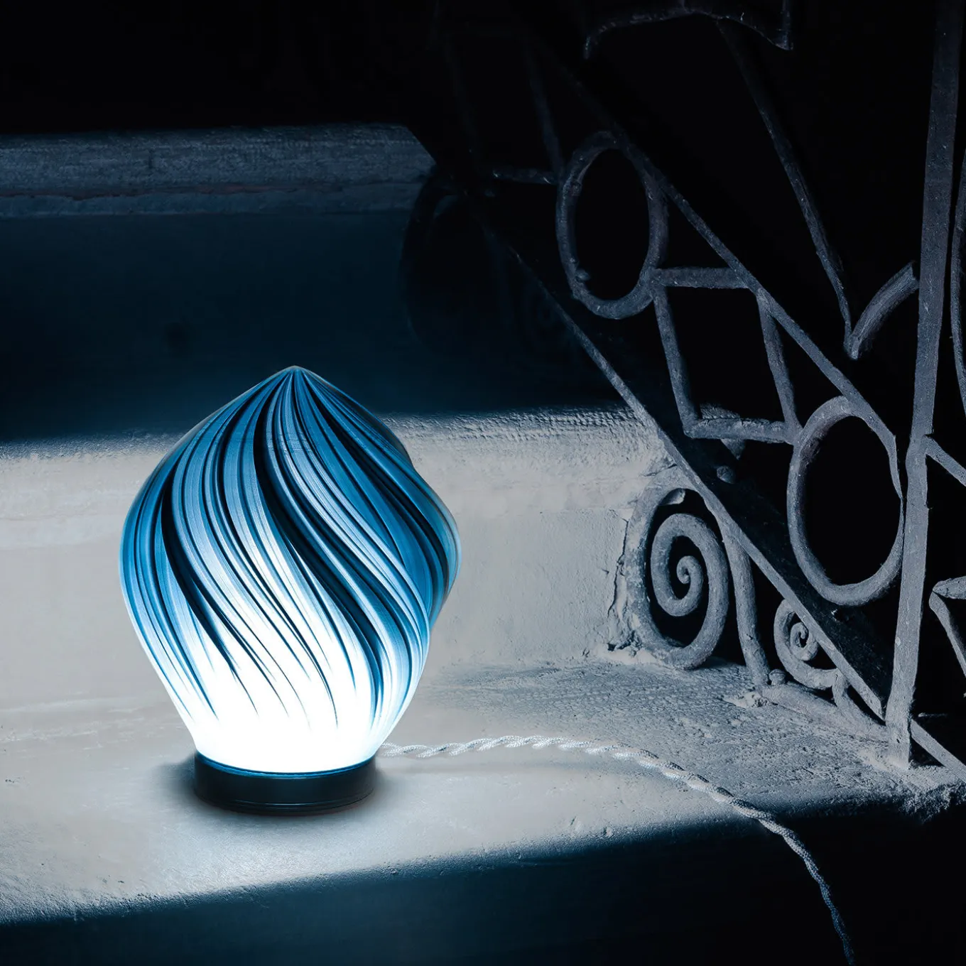 Issey Blue Table Lamp