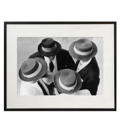 Italian Hats Framed Print by Hulton Archive