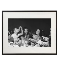 Italian Party Framed Print by Bert Hardy