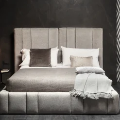 Italo Gray Textile Bed