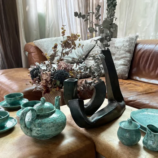 Jade Teal Sugar Bowl