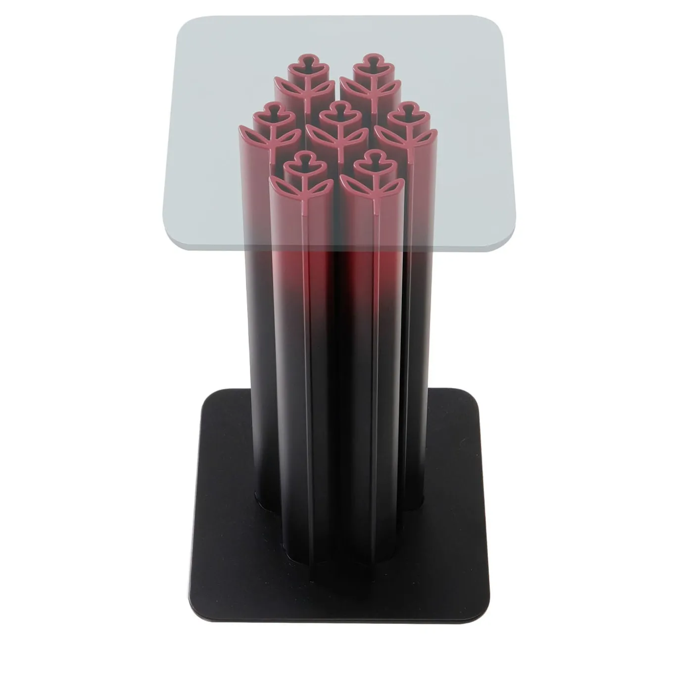 Jaipur Garden Metal And Glass Side Table