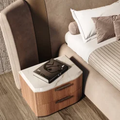 James Walnut Nightstand