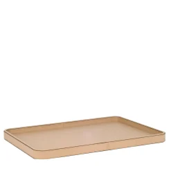 Jane Large Rectangular Nut-Brown Tray