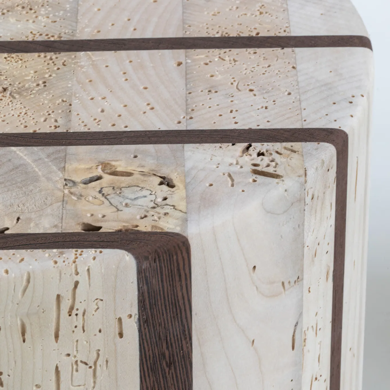 Jeunesse Brown Stool by Duccio Maria Gambi