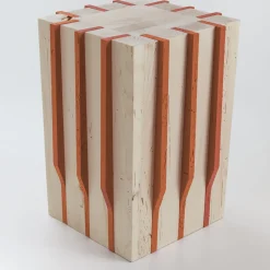 Jeunesse Orange Stool By Duccio Maria Gambi