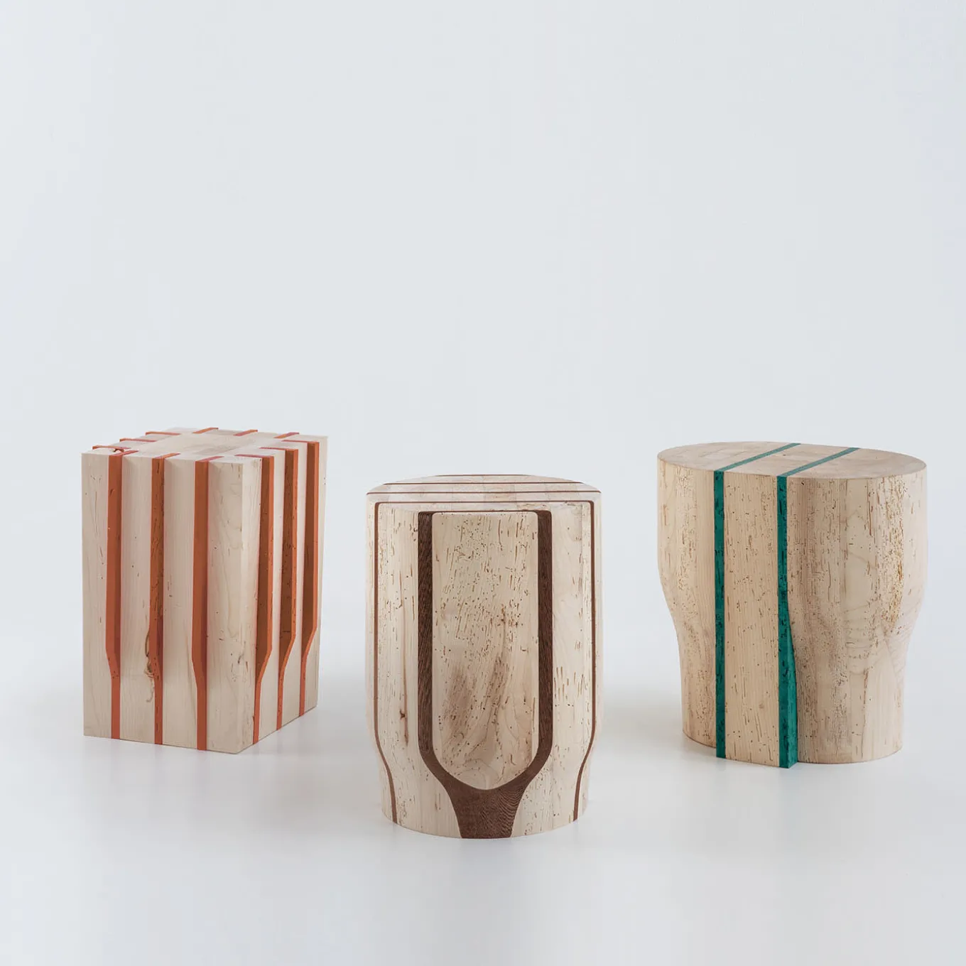 Jeunesse Orange Stool By Duccio Maria Gambi