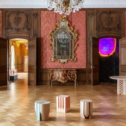 Jeunesse Orange Stool By Duccio Maria Gambi