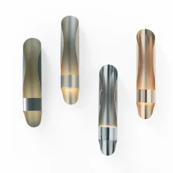 Jiro' Champagne Finish Wall Lamp by Pont Des Arts Paris