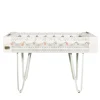 Joie White Metal Table Football