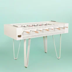 Joie White Metal Table Football