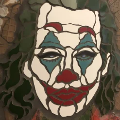 Joker Ceramic Mosaic On Panel
