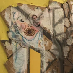 Joker Ceramic Mosaic On Panel